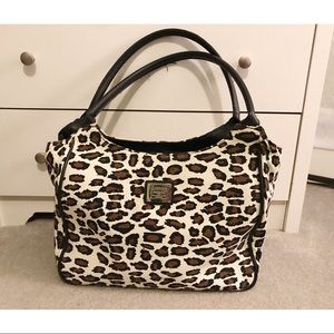 Cheetah print bag
